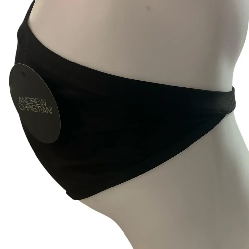 Andrew Christian Savoy Ring Bikini Black XL Extra Large